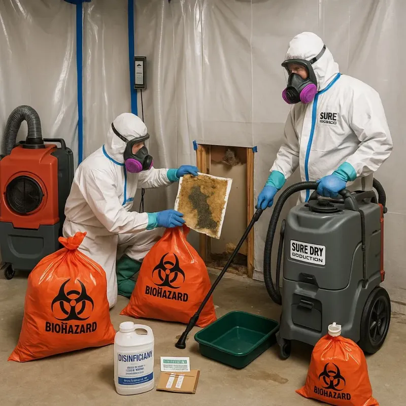 Contaminated Water Handling Protocols process in Upton, MA