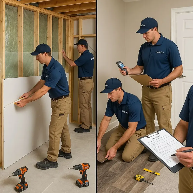 Repairs and Reconstruction process in Upton, MA