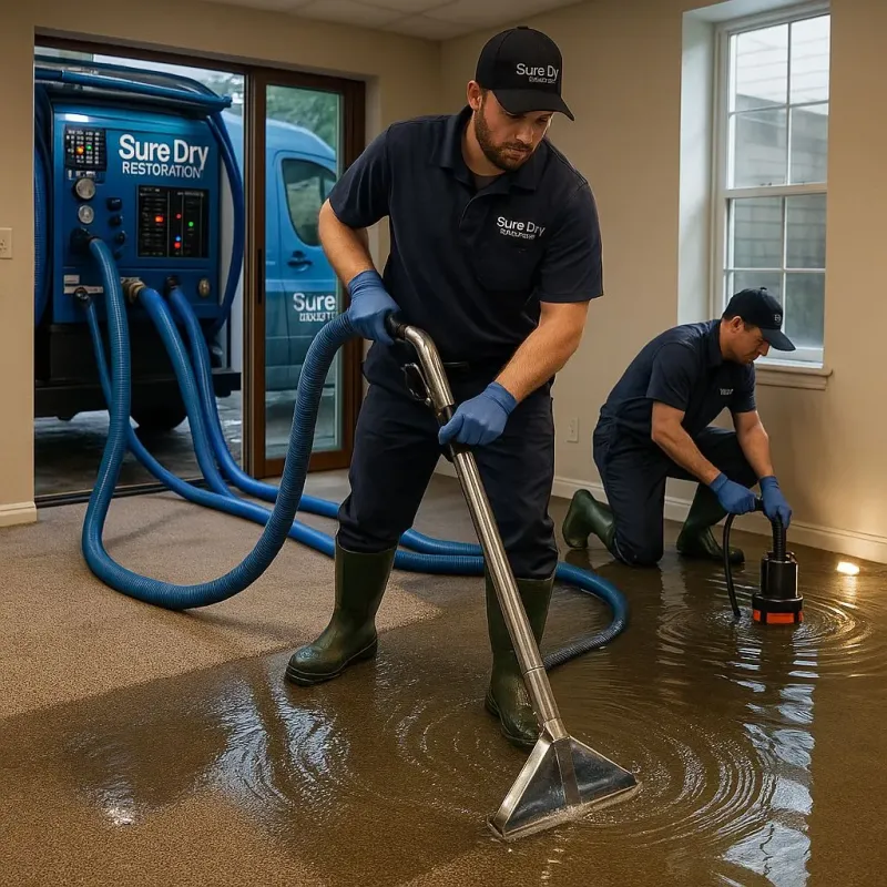Water Extraction and Removal process in Upton, MA